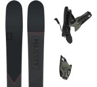 MAJESTY Vanguard Carbon - Pack ski freeride - Noir/Rouge - taille 176