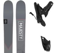 Pack ski." Majesty Vanguard Ti 25 + Fixations - Homme - Rouge / Gris - taille 176 - modèle 2025