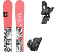 Pack ski de randonnée." Majesty Vestal 24 + Fixations - Femme - Rose / Noir / Blanc - taille 162 - modèle 2024