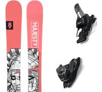 Pack ski." Majesty Vestal 24 + Fixations - Femme - Rose / Noir / Blanc - taille 168 - modèle 2024