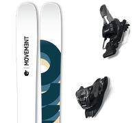 Pack ski." Movement Fly 105 W White/blue 25 + Fixations - Femme - Blanc / Bleu - taille 170 - modèle 2025