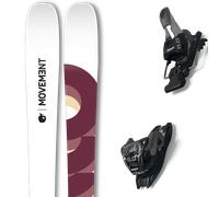 Pack ski." Movement Fly 90 W White/purple 25 + Fixations - Femme - Blanc / Violet - taille 170 - modèle 2025