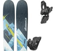 Pack ski." Nordica Enforcer 104 Lime/blue/black 26 + Fixations - Homme - Blanc / Bleu - taille 191 - modèle 2026