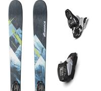 Pack ski." Nordica Enforcer 80s Black/lime/blue+j7.0 Fdt 26 - Enfant - Noir / Bleu / Blanc - taille 160 - modèle 2026