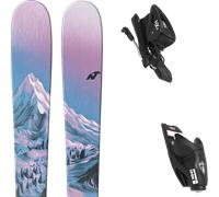 Pack ski." Nordica Santa Ana 80 S Midnight Blue/purple 26 + Fixations - Enfant - Bleu / Rose / Noir - taille 150 - modèle 2026