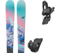 Pack ski." Nordica Santa Ana 82 Blue Clair/corail/blue Nuit 26 + Fixations - Femme - Bleu / Noir / Rose - taille 161 - modèle 2026