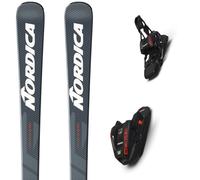 Pack ski." Nordica Spitfire Dc 68 Pro Grey Blue/white+comp12 Fdt 26 - Homme - Gris / Blanc / Rouge - taille 165 - modèle 2026