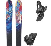 Pack ski." Nordica Unleashed 106 Ca Red/yellow 27 + Fixations - Homme - Noir / Multicolore - taille 178 - modèle 2027