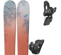 Pack ski de randonnée." Nordica Unleashed 108 W Orange/lilas 24 + Fixations - Femme - Orange / Rose / Violet - taille 162 - modèle 2024