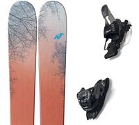 Pack ski." Nordica Unleashed 108 W Orange/lilas 24 + Fixations - Femme - Orange / Rose / Violet - taille 162 - modèle 2024