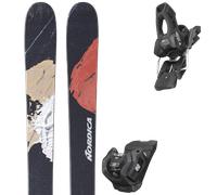 Pack ski." Nordica Unleashed 114 Blue/red/brown 25 + Fixations - Homme - Bleu / Rouge / Marron - taille 191 - modèle 2025