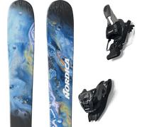 Pack ski." Nordica Unleashed 98 Ca Oilslick/blue 26 + Fixations - Homme - Noir / Bleu / Multicolore - taille 168 - modèle 2026