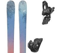 Pack ski freerando." Nordica Unleashed 98 W Purple Ice/orange 24 + Fixations - Femme - Violet / Bleu / Orange - taille 156 - modèle 2024