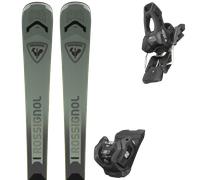 Pack ski." Rossignol Arcade 84 26 + Fixations - Homme - Noir / Vert - taille 160 - modèle 2026