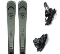 Pack ski." Rossignol Arcade 84 26 + Fixations - Homme - Noir / Vert - taille 176 - modèle 2026