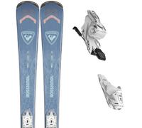 Pack ski." Rossignol Arcade W 78 Ice Blue/light Blue + Xpress W 10 Gw White/sparkle 27 - Femme - Bleu - taille 164 - modèle 2027