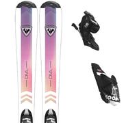 Pack ski." Rossignol Diva Jr 130-150 White/pink + Xpress 7 Gw Black 26 - Enfant - Violet / Rose / Blanc - taille 130 - modèle 2026