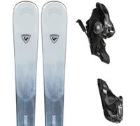 Pack ski." Rossignol Experience W 80 Carbon + Xpress W 11 Gw Shiny Black 25 - Femme - Gris / Bleu - taille 158 - modèle 2025