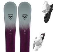 Pack ski." Rossignol Experience W Pro + Team 4 Gw B76 White 25 - Enfant - Gris / Violet - taille 92 - modèle 2025