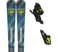 Pack ski." Rossignol Forza 40° Ca Grey/yellow + Xpress 11 Gw Black/yellow 26 - Homme - Bleu - taille 157 - modèle 2026