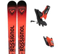 Pack ski." Rossignol Hero Athlete Gs Red + Spx 15 Rockerace Hot Red 25 - Homme - Noir / Rouge - taille 185 - modèle 2026