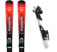 Pack ski." Rossignol Hero Jr 130-150 Black/red + Xpress 7 Gw B83 27 - Enfant - Rouge / Noir - taille 140 - modèle 2027