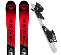 Pack ski." Rossignol Hero Jr Multi-event + Xpress 7 Gw B83 Black 25 - Enfant - Rouge / Noir - taille 130 - modèle 2025