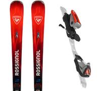 Pack ski." Rossignol Hero Lt Ti Black/red + Nx 12 Gw B80 27 - Homme - Rouge / Noir - taille 172 - modèle 2027