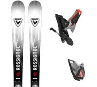Pack ski." Rossignol Hero Master St R22 Black/grey + Spx 14 Rockerace Gw 27 - Homme - Noir / Gris / Blanc - taille 165 - modèle 2027