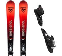 Pack ski." Rossignol Hero Pro Multi-event Jr Black/red + Kid 4 Gw B76 27 - Enfant - Rouge / Noir - taille 110 - modèle 2027