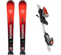 Pack ski." Rossignol Hero St Ti Black/red + Nx 12 Gw B80 27 - Homme - Rouge / Noir - taille 162 - modèle 2027