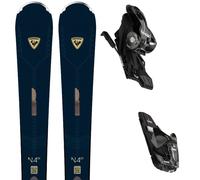 Pack ski." Rossignol Nova 4 Night Blue+ Xpress W 10 Gw Shiny Black 25 - Femme - Bleu - taille 146 - modèle 2025