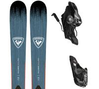 Pack ski." Rossignol Rallybird Soul Pro + Xpress W 10 Gw Shiny Black 25 - Enfant - Bleu / Rose / Violet - taille 130 - modèle 2025