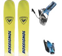 Pack ski." Rossignol Super Blackops 26 + Fixations - Mixte - Jaune - taille 182 - modèle 2026