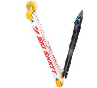 Pack ski roue." Ski Skett Elite Classic Pv 25 + Fixations - Mixte - Blanc / Rouge - taille Unique - modèle 2026
