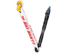 Pack ski roue." Ski Skett Elite Classic Tb 25 + Fixations - Mixte - Blanc / Rouge - taille Unique - modèle 2025