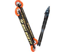Pack ski roue." Ski Skett Fast Skate Pro 25 + Fixations - Mixte - Gris / Rouge - taille Unique - modèle 2025