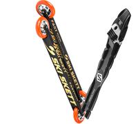 Pack ski roue." Ski Skett Fast Skate Pro 25 + Fixations - Mixte - Gris / Rouge - taille Unique - modèle 2025