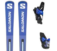 Pack ski." Salomon E S/race Gs 10 + M12 Gw F8 Blue/white 25 - Homme - Bleu / Blanc - taille 180 - modèle 2025