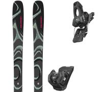 Salomon - Pack Ski Qst 100 Black - 172 + 11.0 Tp 100mm Black Anthracite - Ski