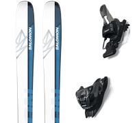 Salomon - Skis freerando - Qst Echo 106 White/Race Blue 2024 - Taille 165 cm - Blanc Blanc 165 cm