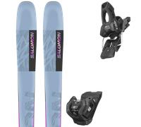 SALOMON Qst Lux 92 - Femme - Bleu / Blanc / Gris - taille 152- modèle 2025