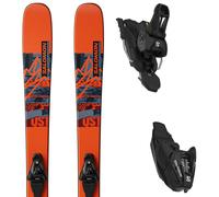 Pack ski." Salomon Qst Spark Jr M + L6 Gw Flame/copen Blue/black 26 - Enfant - Bleu / Noir / Orange - taille 143 - modèle 2026