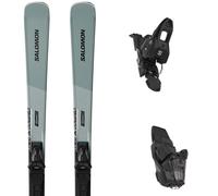 Pack ski." Salomon S/max 8 + M10 Gw L80 Wrought Iron/black/white 27 - Homme - Gris - taille 170 - modèle 2027