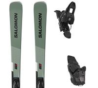 Pack ski." Salomon S/max 8 + M10 Gw Oil Green/black/white 26 - Homme - Vert / Blanc / Noir - taille 155 - modèle 2026