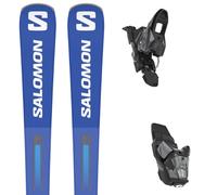 Pack ski." Salomon S/race 8 + M11 Gw Black/grey 26 - Homme - Bleu / Blanc - taille 177 - modèle 2026