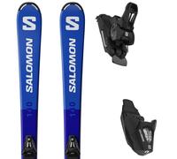 Pack ski." Salomon S/race Jr S + C5 Gw Race Blue/white 26 - Enfant - Bleu / Blanc - taille 110 - modèle 2026