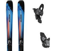 Pack ski." Salomon Stance 84 Azure Blue/nasturtium/black + M11 Gw Black/grey 26 - Homme - Bleu - taille 161 - modèle 2026