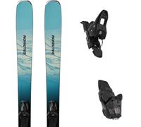 Pack ski." Salomon Stance W 80 Alaskan Blue/porcelain/lime Cream + M10 Gw Black 26 - Femme - Bleu - taille 159 - modèle 2026
