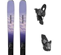 Pack ski." Salomon Stance W 84 Sweet Lavender/bleached Denim/fairy Tale + M10 Gw Black 26 - Femme - - taille 151 - modèle 2026